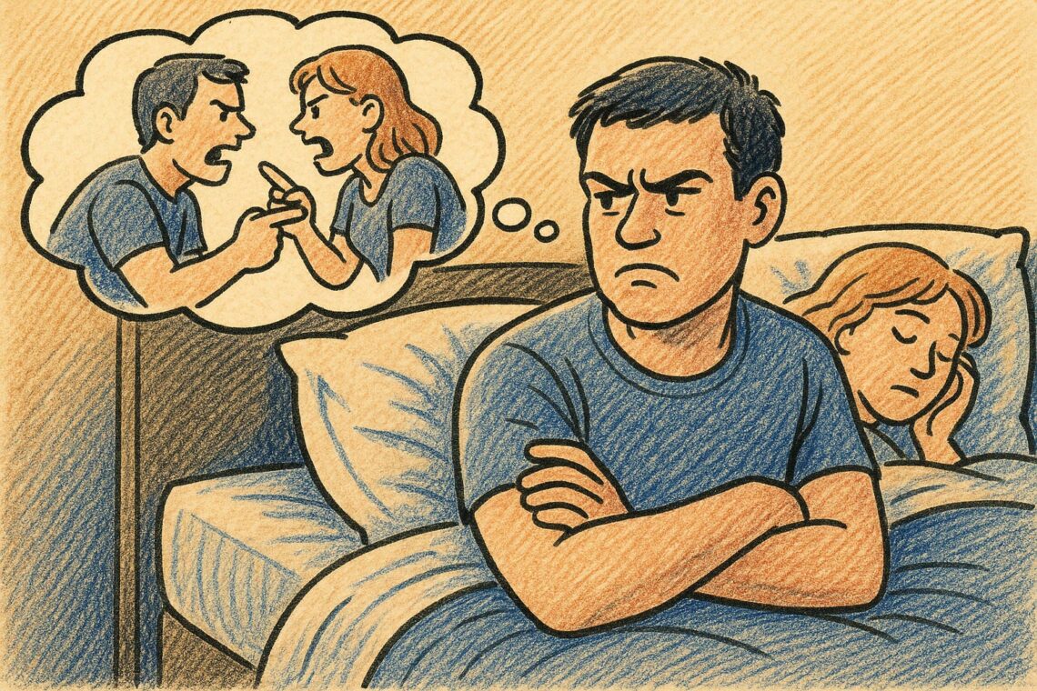 Litigo con il mio partner nel sogno poi mi sveglio arrabbiato con lui lei
