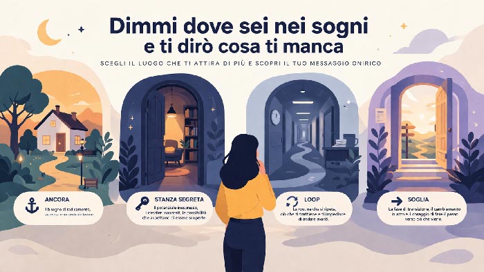 Test della personalità. I luoghi dei sogni cosa ci dicono
