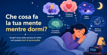 Test di personalità sul sonno: scopri che cosa fa la tua mente mentre dormi e quale profilo notturno ti rappresenta di più.